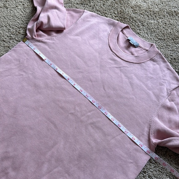 COS Pink Men’s Crewneck Cotton Sweater - Picture 6 of 7